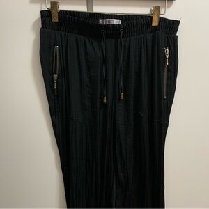 J-LO black zipper sweatpants